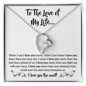 Forever Love Necklace (Rhodium ONLY) + Luxury Box