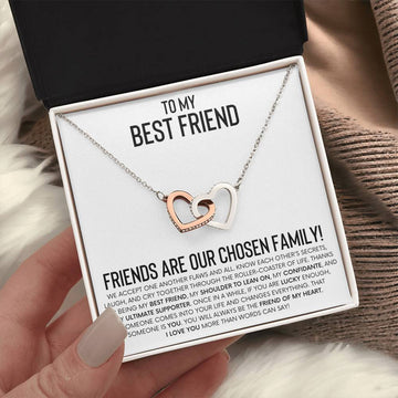 Best Friend Interlocking Hearts Necklace