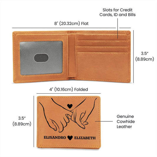 Graphic Leather Wallet