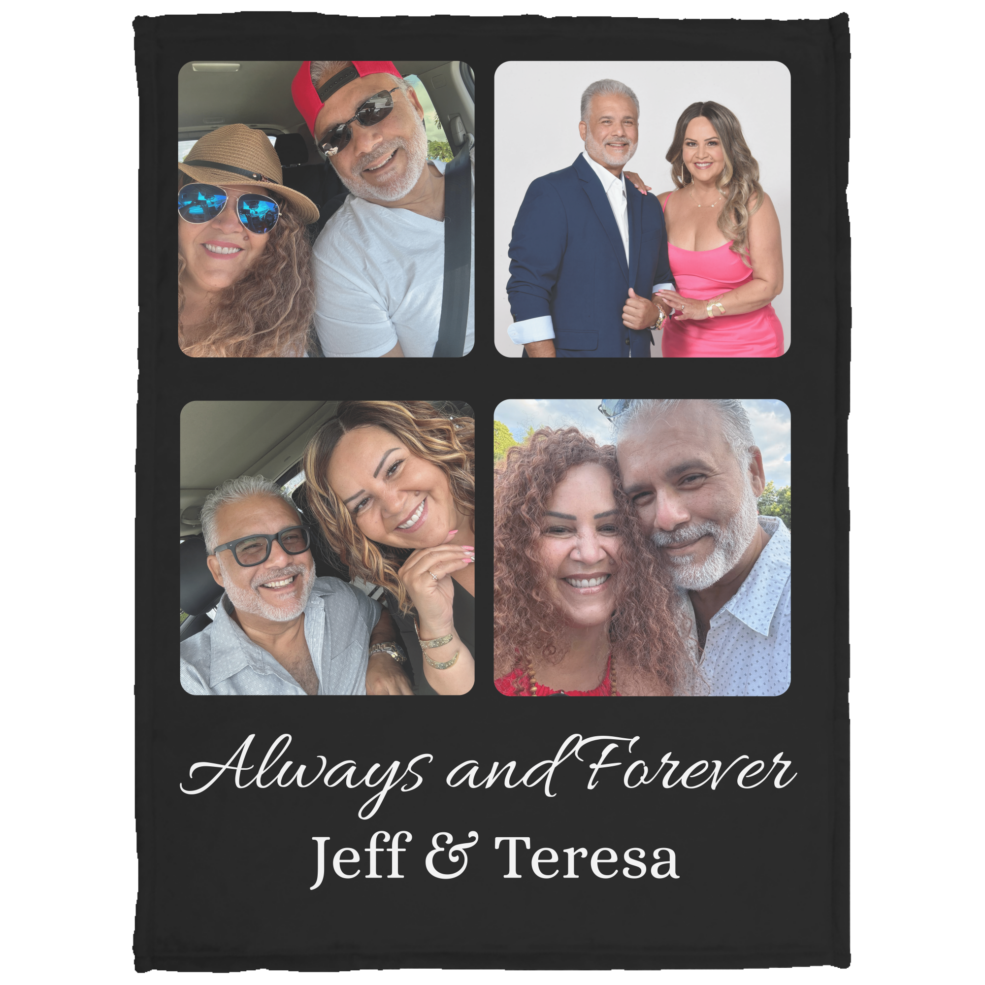 Always and Forever Personalized Blankets