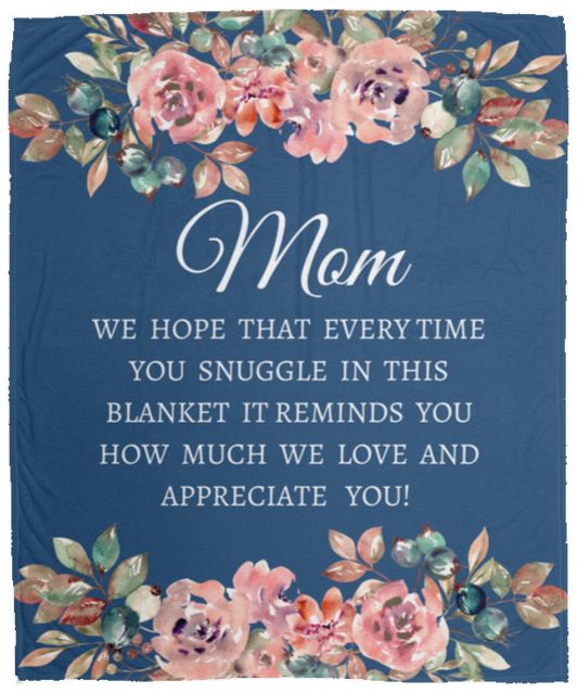 MOTHER'S DAY/MOM FLOWER BLANKET