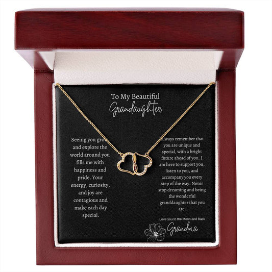 How about "Double Love Delight Necklace" for a granddaughter with twin hearts"