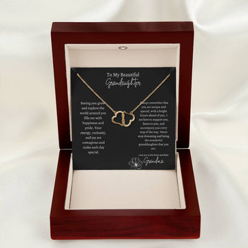 How about "Double Love Delight Necklace" for a granddaughter with twin hearts"