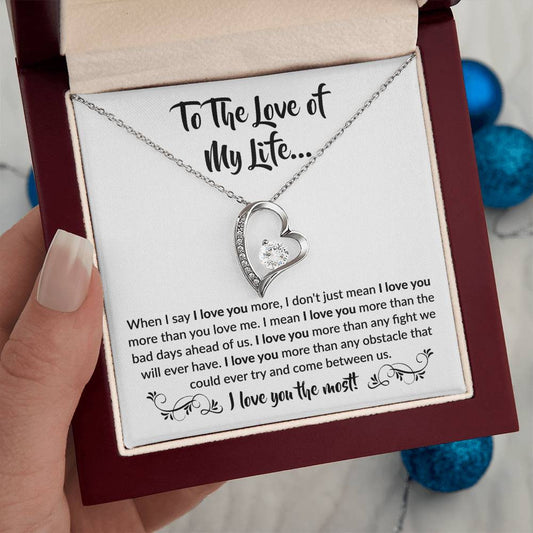 Forever Love Necklace (Rhodium ONLY) + Luxury Box