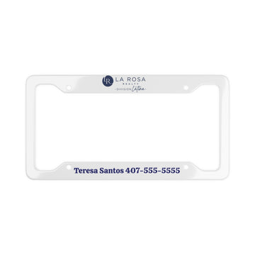 La Rosa Realty License Plate Frame